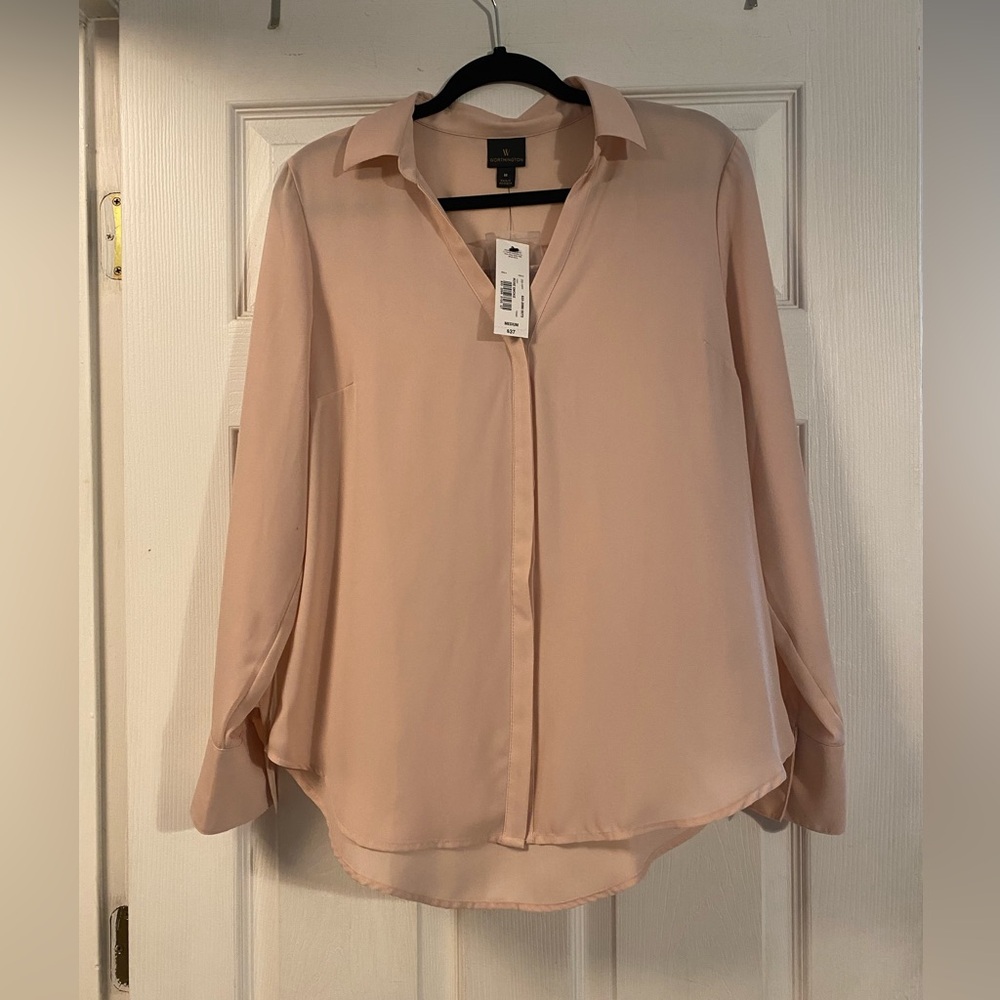 Worthington Womens Essential Soft Blouse